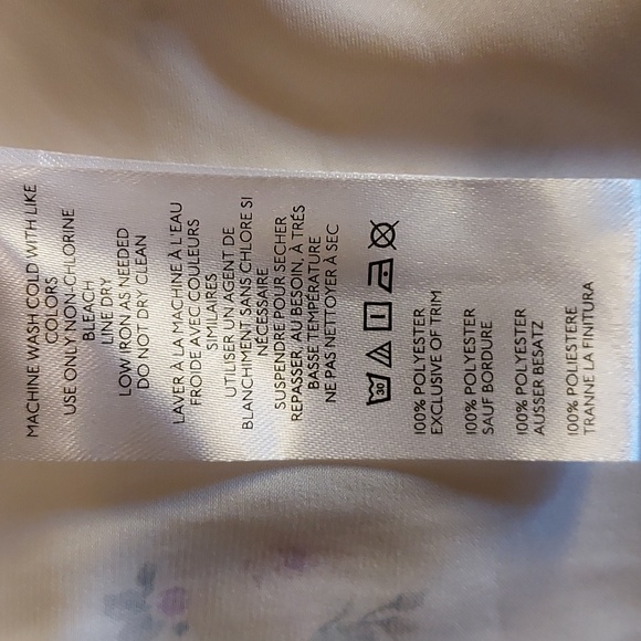 Urban Outfitters Kimchi Blue NWT Cream Pink Kitten Asymmetrical Dress Size XL - Picture 11 of 11